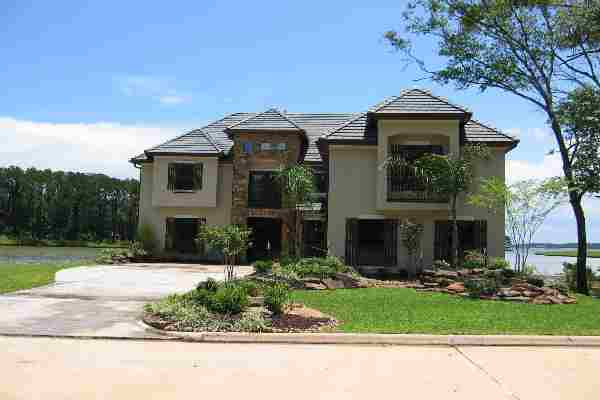 Lake conroe custom home